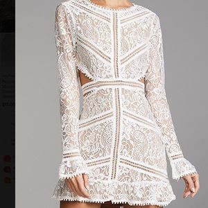 For Love and Lemons Emerie Cutout Dress